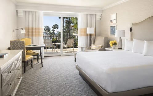 1 King Bed Partial Ocean View